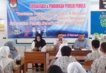 Tingkatkan Partisipasi Pemilih Milenial, KPU Sultra Sambangi SMAN 4 Kendari