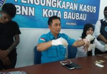BNNK Baubau Amankan Enam Paket Sabu, Lima Paket Siap Edar