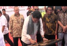 Menteri Perindustrian RI, Resmikan Smelter PT VDNI