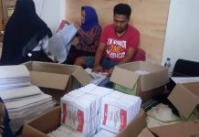 2066 Surat Suara Pemilu di Buteng Rusak