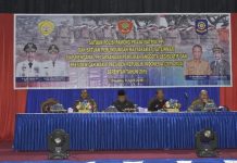 Linmas Baubau Siap Kawal Pemilu Serentak