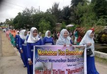 Sambut Bulan Suci Ramadan, Pemerintah Kecamatan Lohia Muna Gelar Pawai Ta’aruf