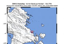 Kendari Diguncang Gempa 2,9 SR