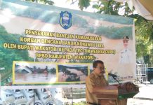 Pemkab Wakatobi Salurkan Bantuan pada Korban Banjir di Konawe dan Konawe Utara