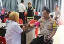 Polres Bombana Gandeng PMI Laksanakan Donor Darah