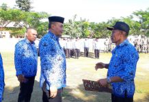 Rajiun Lantik 81 Plt Kades di Mubar