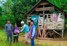 Peduli Sesama, IKA Alumni SMUNDARA Angkatan 2003 Berbagi 100 Paket Sembako