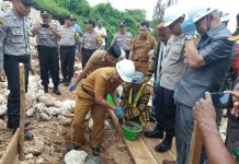 Pembangunan Polsek Wabula Buton Dimulai