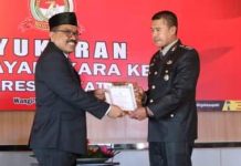 Polres Wakatobi Beri Penghargaan Kepada Bripka Muhammad Yusuf