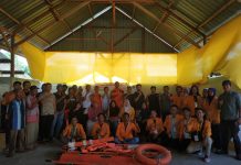 Gandeng Basarnas dan UHO Kendari, Desa Dunggua Konawe Gelar Pelatihan Kebencanaan