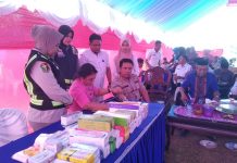 Sosialisasi Kamtibmas, Polres Muna Gelar Pengobatan Gratis di Mubar