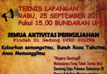 Dilarang Rektor, BEM UHO Tetap Akan Turun Demo