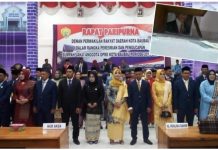 Usai Pelantikan Anggota DPRD Baubau, Foto Presiden Jokowi Jatuh