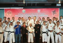 Pengurus Pusat Hadiri Ujian Kenaikan Tingkat dan Pelantikan Pengprov Porkemi Sultra