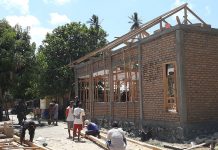 Pembangunan Balai Pertemuan di Busel Capai 55 Persen