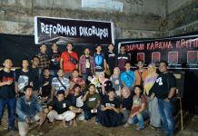 AJI Kendari dan IJTI Sultra Gelar Nobar Film Dokumenter “Mosi Tidak Percaya”