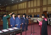 Pimpinan DPRD Sultra Resmi Disumpah