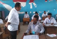 Rajiun Pantau Langsung Tes Tertulis dan Wawancara Balon Kades