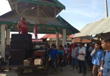 Warga Sampolawa Busel Tolak Aktifitas Tambang Aspal