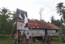 Pasang Baliho Rajiun, Material Bantuan Dana Desa untuk Warga di Muna Ditarik