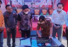 Resmikan Asrama Mahasiswa Laonti, Bupati Konsel: Semoga Perusahaan Lain Bisa Seperti PT GMS