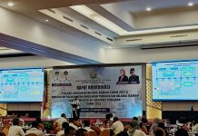 Bupati Konsel Ikuti Rakor Evaluasi Anggaran Belanja Daerah dan Pelaksanaan APBD 2022