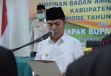 Bupati Buton Lantik Pimpinan Baznas