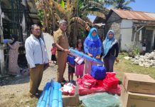 Korban Kebakaran di Masiri Terima Bantuan dari Dinsos Busel