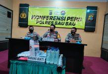 Empat Hari Operasi Pekat, Polres Baubau Ungkap Kasus Judi dan Curat