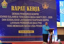 Raker Korpri Sultra, Ali Mazi Ingatkan ASN Harus Ambil Peran dalam Pembangunan Nasional dan Daerah