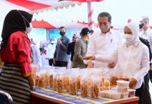 Presiden Jokowi Tinjau Pameran UMKM di Wakatobi
