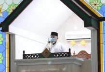 Salat Id di Masjid Al Kautsar, Ali Mazi Doakan Para Jemaah Calon Haji Sultra