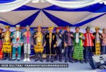 Gubernur Sultra Pimpin Upacara HUT Butur, Puji Kemajuan Pembangunan