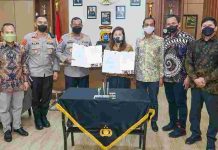 Manajemen PT Vale Bersilaturahmi dengan Kapolda Sultra