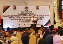 Ali Mazi Hadiri Rakorda dan Pencanangan Pembangunan Zona Integritas Menuju Pemilu 2024