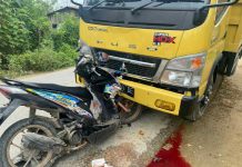 Motor Beat Vs Mobil Truk, Pengendara Sepeda Motor Tewas di Tempat