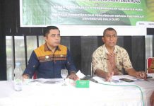 Balitbang Muna Gandeng LPPM UHO Rencanakan Program Jaringan Informasi Geopasial Daerah