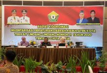 Rakor Inventarisasi Perda Kabupaten/Kota, Pemprov Sultra Hadirkan Direktur Produk Hukum Daerah Kemendagri