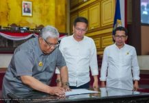 Gubernur Ali Mazi Lakukan Penandatanganan Perubahan APBD Sultra 2022