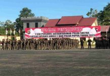 102 Personel Brimob Sultra Usai Tugas di Papua Kembali di Bumi Anoa