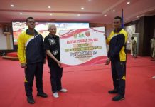 Pj Sekda Sultra Lepas Keberangkatan Tim Liga Santri Piala Kasad Tahun 2022