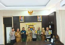 Hari Perdana Masuk Kerja, Pj Wali Kota Kunjungi Polresta Kendari