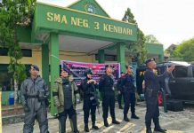 Brimob Polda Sultra Kenalkan Tugas Pokok dan Alat Milik Pasukan Gegana