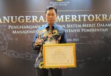 Kota Kendari Raih Penghargaan Anugerah Meritokrasi ASN Tahun 2022 Kategori Baik