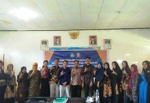 PKM di SMP 1konsel, Jurusan BK UHO Sosialisasikan Penyusunan Artikel Bagi Guru BK