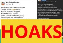 Are Entertainment Bantah Gelar Even LGBT