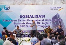 Bank Sultra Gelar Sosialisasi Kepada Seluruh Karyawan