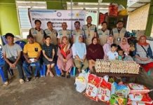 YBM PLN UP3 Baubau Bantu Korban Kebakaran di Palatiga