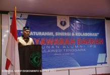 Sekda Sultra Buka Musda DPD Himpunan Alumni IPB