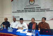 Timsel Umumkan 20 Nama Peserta Seleksi Calon Anggota KPU Sultra